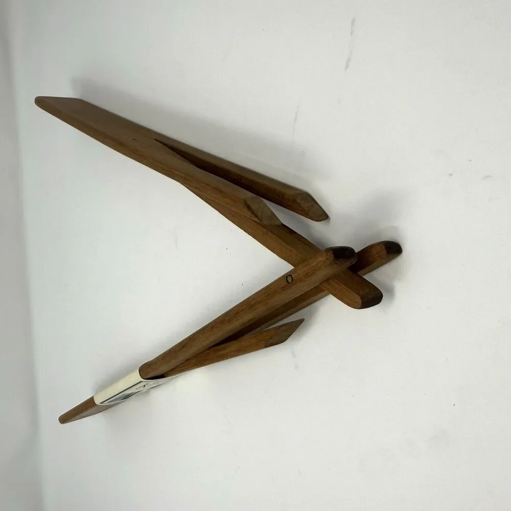 Gary Deadmond Myrtlewood Salad Tongs Flip Around Inside Out Handcrafted USA